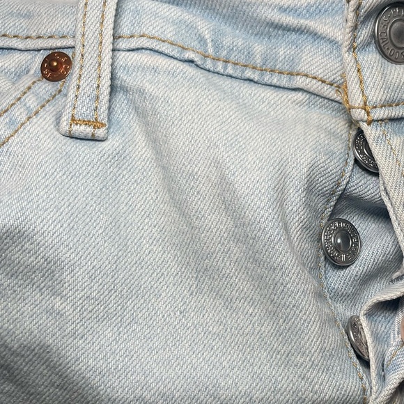 Levi’s 32 x 26 Jeans Wedgie Straight Leg Light Wash Vintage Style Denim Pant 32w - Picture 3 of 11